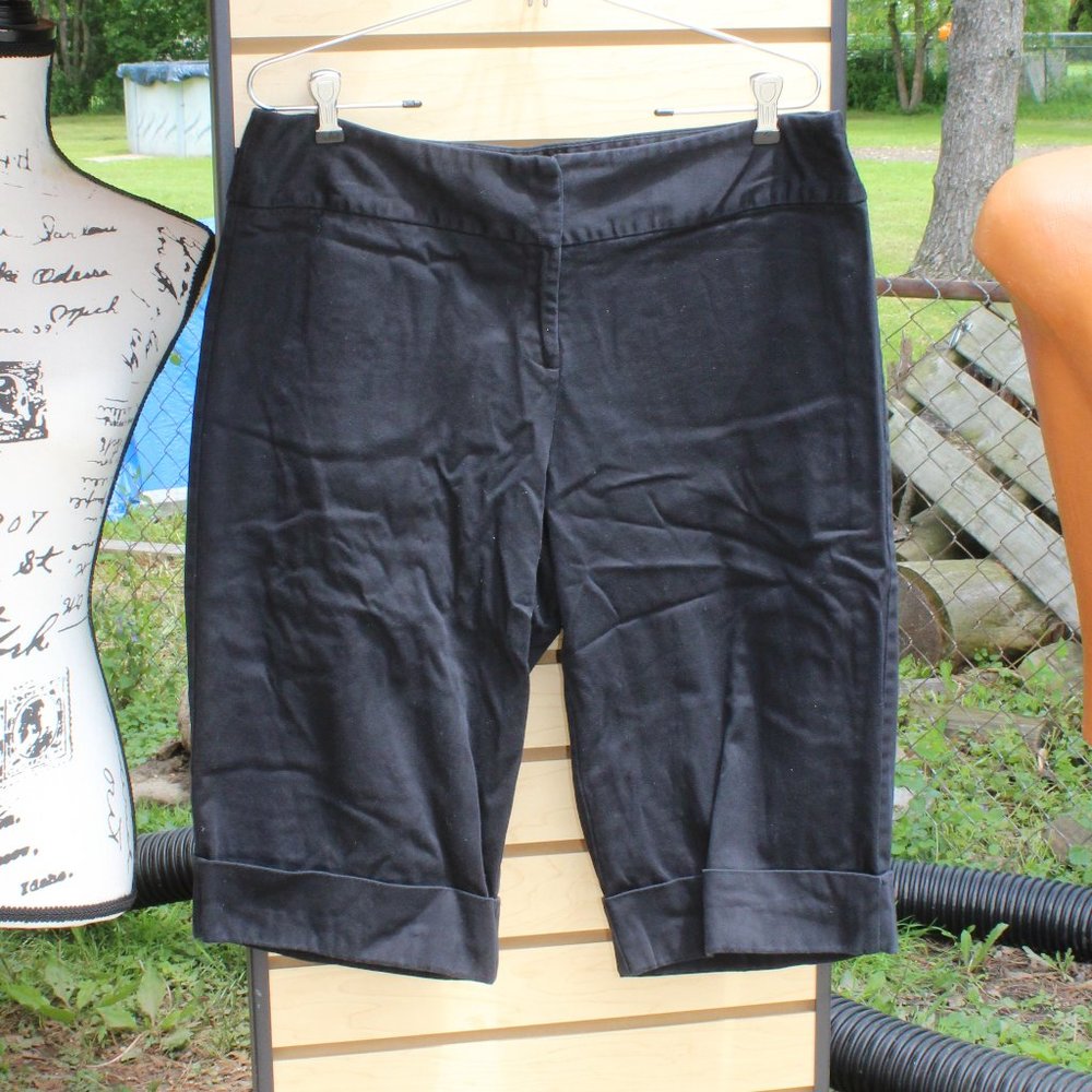 Courtenay Brand Women's Black Dress Shorts Size 14W